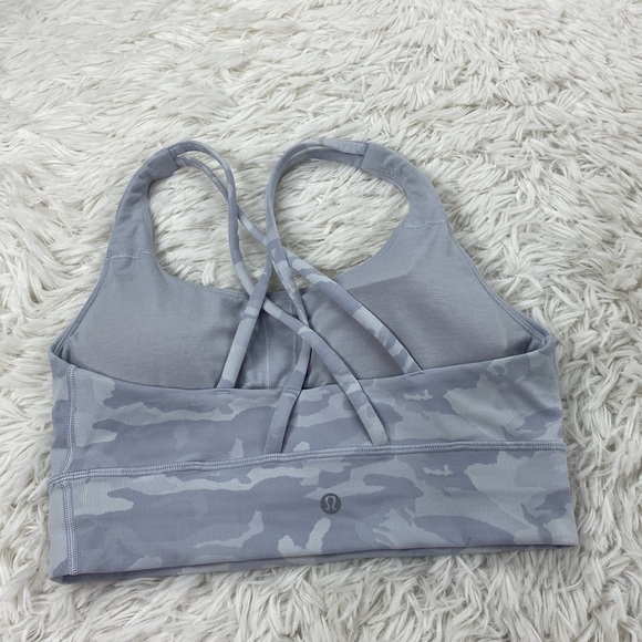 Lululemon Energy Long Line Incognito Camo Jacquard Alpine White Starlight - Picture 3 of 5